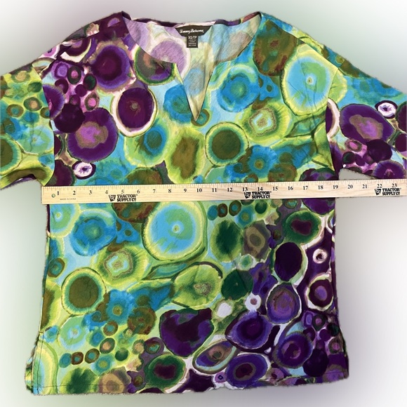Tommy Bahama V-Neck Tie-Dye Tunic size XS - Picture 9 of 12